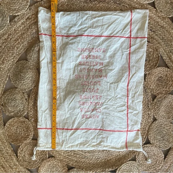 Clare V Grid Drawstring Dust Bag - Picture 4 of 4